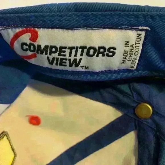 Vintage Jeff Gordon cap/ hat, NASCAR, NWOT, adjustable cap, blue, red & yellow - Picture 3 of 9